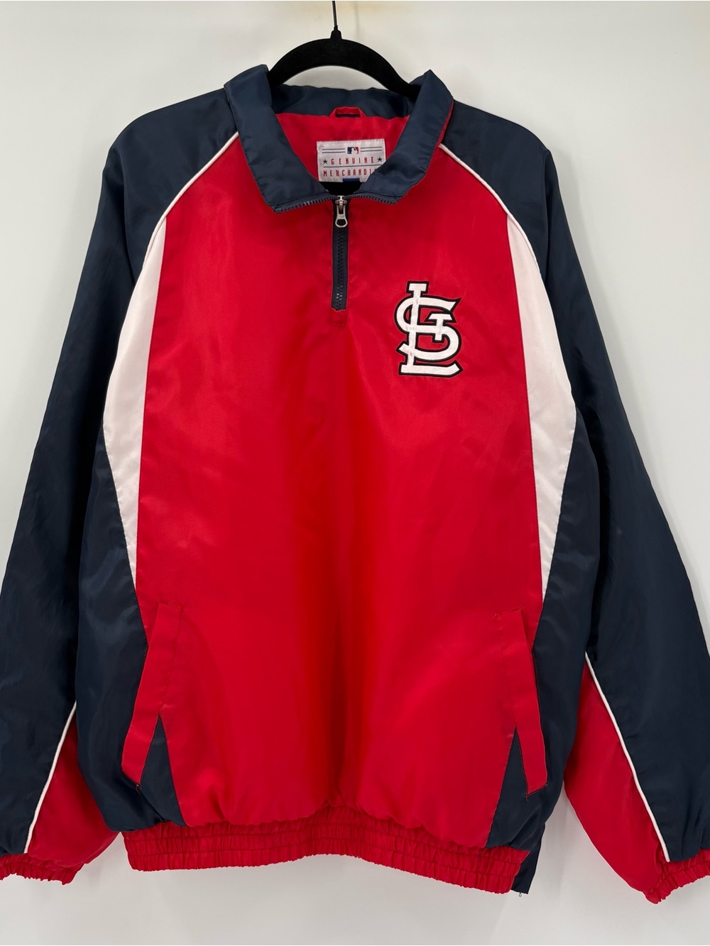 Genuine Merchandise St. Louis Cardinals Red Navy White Pullover Jacket